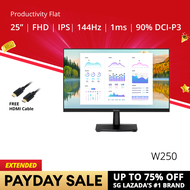 PRISM+ W250 25" 144Hz Productivity Flat Monitor [1920 x 1080][NEW UPGRADE FROM 24]