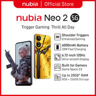 nubia Neo 2 5G [8GB RAM + 256GB ROM] | UP TO 20GB DYNAMIC RAM | 6000mAh Battery | 6.72" 120Hz FHD+ D