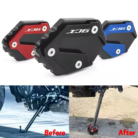 For Yamaha XJ6 N/F XJ6F XJ6N DIVERSION 2009-2015 Motorcycle Kickstand Side Stand Enlarger Plate Acce