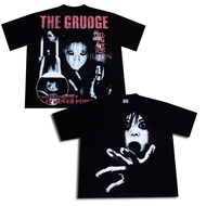 JU-ON THE GRUDGE Japanese Film Movie Game Cartoon Character T-shirt Bootleg Vintage Oversize