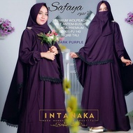 LEA Fashion / COD / Safaya Syari / Gamis Wanita Free Khimar + Cadar / Stelan Syari / Set Syari Wanita Terbaru 2021 Modern / Baju Syari Wanita Terbaru 2021 Lebaran / Gamis BUSUI / Gamis Pengajian / Gamis Ibu Ibu / Stelan Syari Murah / Gamis Syari Modis Mur