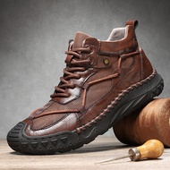 Casual Boots High Quality motorcycle boots Men Shoes High Cut Shoes men's ankle boot Big Size