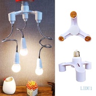 LIDU1 Adjustable Light Socket Splitter E26 E27 Base Converter Wide Application