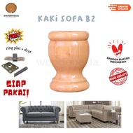 Woodenesia Kaki springbed kursi sofa spring bed divan dipan kayu