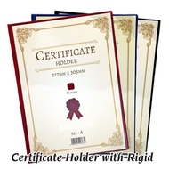Certificate Holder with Rigid Cover | Certificate Folder | Holder for  Graduation | Folder Sijil |