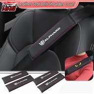 Toyota Alphard Car Seat Belt Covers Universal Leather Safety Belt Shoulder Protection Soft Cushion C