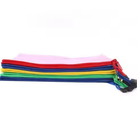 1 Pc A3 A4 A5 A6 Waterproof Plastic Zipper Paper File Folder Book Pencil Pen Case Bag File Document 