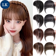 LK Girls Hairpiece Synthetic Bangs Hair Extension Fake Hair Headband Fake Fringe Hair Clip for Women