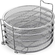 SICHEER Dehydrator Rack Stainless Steel Stand Accessories Compatible with Instant Pot Air Fryer Crisp Lid 6 Quart