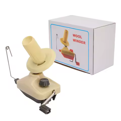 Portable Hand Operated Yarn Winder Fiber Wool Manual Handheld Winder Machine for DIY Sewing Making A