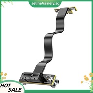 PCIE 4.0 X1 to M.2 NVMe Riser Card 16Gbps 10CM Extension Cable M.2 NVMe SSD to X1 Support Desktop PC