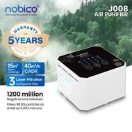 Nobico J008 Purifier Home & Room, Effective Area 15 sqm, 4 Stage H13 HEPA Filter, Air Cleaner For Vi