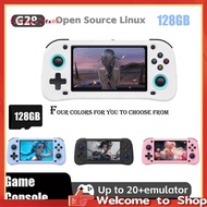 【Chuangtfx03】G28 Retro Handheld Video Game Console 128G 4.3 Inch HD Screen Linux Game Player Portabl