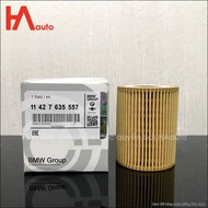 Oil filter for BMW engine N13B16A 1.6L 11-15 (114i, 116i, 118i, 316i, 320i). Part number 11 42 7 635