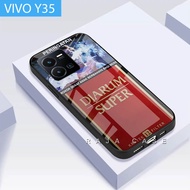 Vivo Y35 - Softcase Kaca Vivo Y35 - Case Vivo Y35 - Casing Hp Vivo Y35 - J127 - Case Handphone Vivo