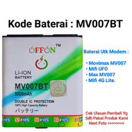 Baterai doublepower Modem Movimax MV007 Mifi UFO Max MV007 Mifi 4G Lite MV007BT batre Original Batte