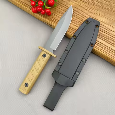 006 High-hardness Tactical Knife 8Cr13Mov Blade ABS Handle Camping Utility Knife Hunting Knife Jungl