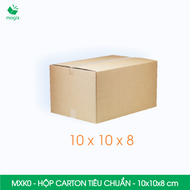 MXK0 - 10x10x8 cm - 100 hộp carton đóng hàng tiêu chuẩn - Thùng carton hộp giấy | Magix Packaging