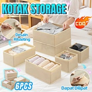 1 Set of/ storage boxes Multipurpose storage boxes (Set of 6)/ Underwear storage boxes Underwear bag