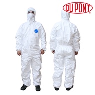 杜邦泰維克 D級防護衣 Dupont Tyvek500 頭套連身鬆緊帶式防護衣 拋棄式一次性隔離衣 白色 1件 醫碩科技