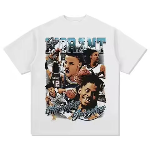 New Arrival Ja Morant 12 Memphis T-Shirt Basketball fans Short sleeve tee new edition Mens and Kids 