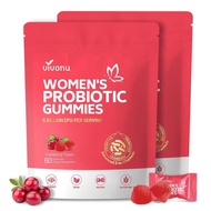 CranberryProbioticGummies|TargetingBodyOdor,Women'sHealth,andBodyBalance|Vegan(60GummiesperPack) 41I