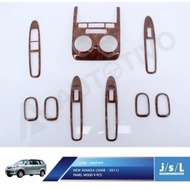 Panel Wood Cover Dashboard Interior Kayu Toyota Avanza Lama 2008-2011