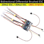 4B 20Ax2 / 4 30Ax2 Dual Way Bidirectional Brushed Electric Speed Controller Mixed Control ESC 7-2
