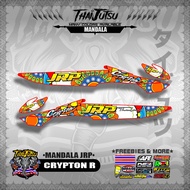 CRYPTON R DECALS ( MANDALA JRP )【ThaijutsuStickers】