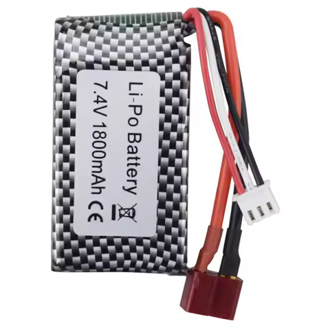 AM-High Speed RC Car Parts Suitable for A959-B A969-B K929-B144001 Battery 7.4V 1800MAh