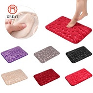 GREATMY 40*60cm Bathroom Carpet Feet Pad Pebbles Floor Bathtub Doormat