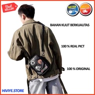 Leather Sling Bag Tassel Sling Bag Men's Leather Bag SLINGBAG Men's Bag H4A0 WAISTBAG Boys