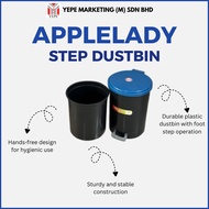 Applelady Pedal Dustbin | Step Dustbin | Rubbish Bin | Trash Bin | Dustbin | Tong Sampah