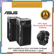ASUS ZenWiFi Pro XT12 AX11000 Tri-Band WiFi 6 Mesh WiFi System - 2 pack