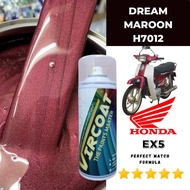 [HONDA EX5 Dream Maroon H7012] 2K Cat Motor Aikka DIY Aerosol Cat Spray Motor Merah Maroon| Motor Pa