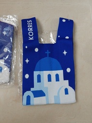 KORRES Blue Shopping Bag knitted