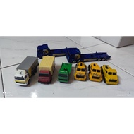 Welly maisto yatming majorette realtoy tomy lorry truck transporter isuzu Giga scania tow nissan die