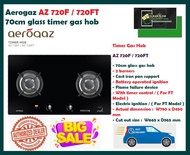 Aerogaz AZ-720F / AZ-720FT 70cm glass gas hob | Free Delivery