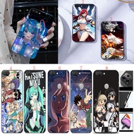 OPPO A56 OPPO A77 F3 R9 R9S A79 A98 5G A38 A16K X3 Lite X3 Neo F1 Plus Find X3 X3 Pro Q25 Anime Edens Zero Soft black phone case