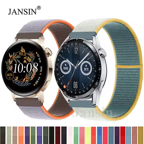 Nylon Band Strap For Huawei Watch GT 3 46mm 42mm Sport Loop Bracelet Correa For Huawei Watch GT Runn