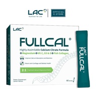 [LAC FULLCAL] FullCal - Highly Assimilable Calcium Citrate Formula (3g x 60 powder sticks)