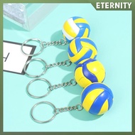 ETERNITY Volleyball Keychain Mini PVC Volleyball keychain bag car keychain Ball Key Ring