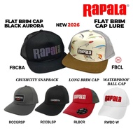 ⭐RAPALA WATERPROOF BALL CAP/CRUSHCITY SNAPBACK/LONG BRIM CAP/ FLAT BRIM CAP