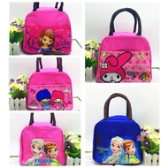 Frozen/Melody/Fia/Gemini KIKILALA Children's Clutch Student Lunch Box Bag Stationery Bag/Cartoon Sho