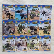 Bricks Block Army Swat Army Military toys Box toys