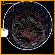 xo94bsby 1 Pcs Nylon Fishing Net Rhombus Mesh Hole Net Collapsible Fishing Tools 3 Sizes  MY