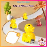 Set of 3/6/9 Odd Duck Climbing Ladder, for Small Duck Climbing Duck Slide Toy Set
