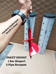 Perlengkapan Biopori / Alat Pembuat Sumur Resapan Biopori Set Siap Pakai