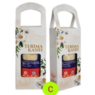 (50 packs) Faiza Goodies Pack Beras Moghul / Ummi Basmathi 250gram, Kopi Gantang door gift pack