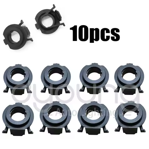 10PCS Newest H7 LED Adapter Holder For Focus 3 MK3 MK35 Fiat 500 Opel Facelift 2018 Corsa E 2015-201